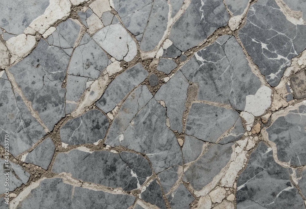 Obraz premium Gray and beige marble stone texture