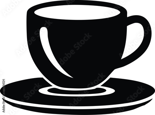 Coffee Cup Silhouette: Elegant and Minimalist Design
