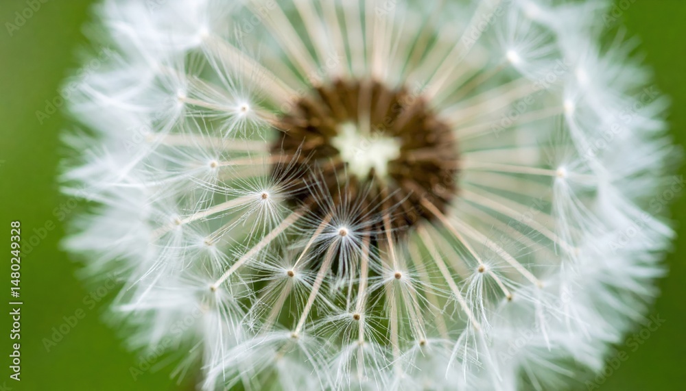 Captivating close-up of a dandelion seed head natural setting macro photography green background detailed perspective Captivating close-up of a dandelion seed head natural setting macro photography green background detailed perspective