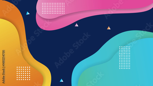 Abstract Geometric Pattern Backgrounds for wallpapers, business cards and different types of designs