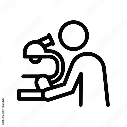 20 scientist line icon illustration vector graphic.eps