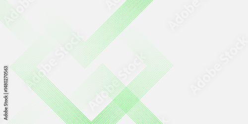  Abstract beautiful perfect random green lines background.Abstract white background with green gradient square shaped. Modern pattern elegant digital line template background. Vector illustration