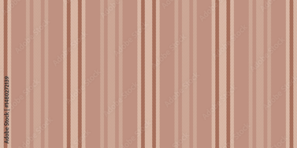 Obraz premium Presentation pattern stripe vector, rest seamless fabric textile. Tut out background texture vertical lines in orange and light colors.