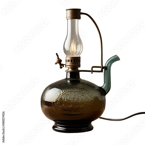 old oil lamp