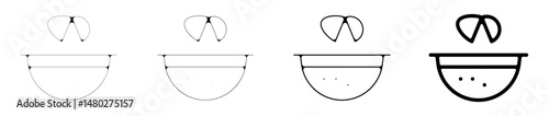 oeuf casse recetteustensiles cuisine pictogramme icone symbole gras