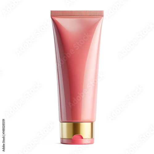 tube of cream isolated on a white background. PNG Transparent file type with high definition quality Available.