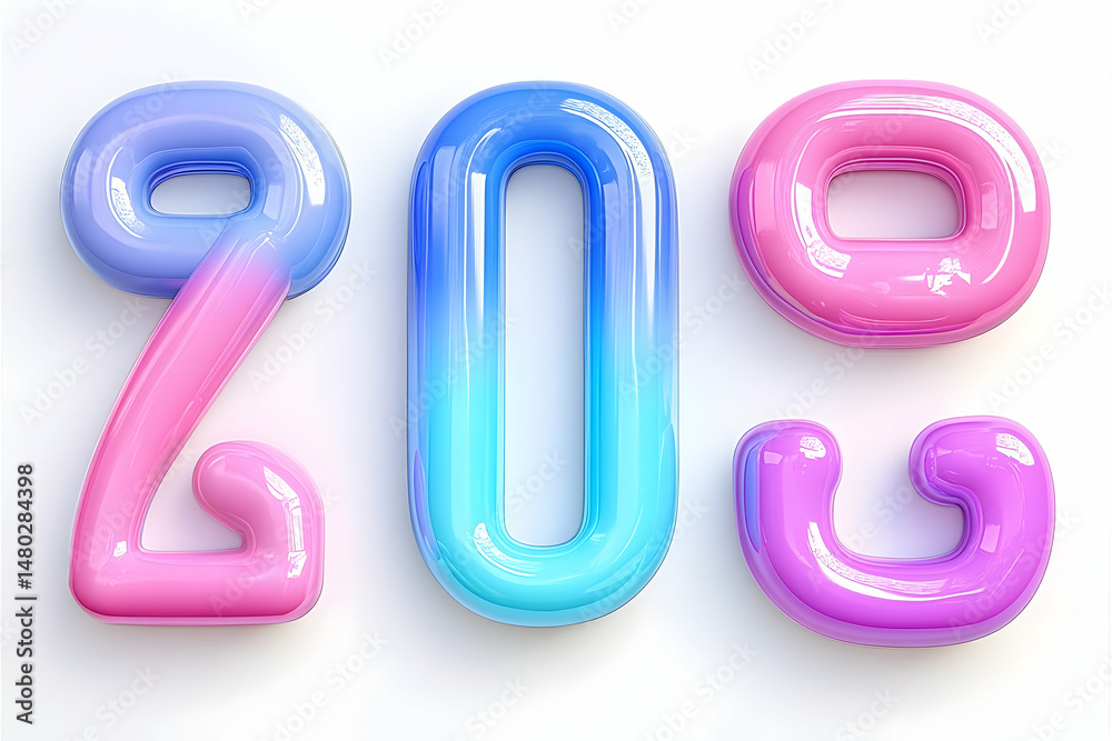 3 d rendered numbers two zero zero on white background for visuals 3 d rendered numbers two zero zero on white background for visuals
