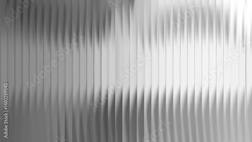Glass background effect pattern metal texture line gradient abstract. Metal background glass corrugated sheet. Texture line effect foil blur. Chrome panel pattern plastic wave.
