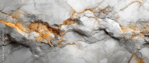 Gray and gold marble texture