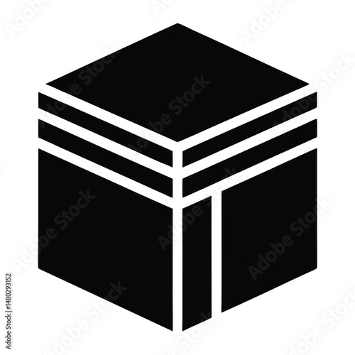 Sacred Cube Icon of Islamic Architecture and Spirituality