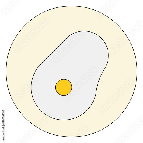 omellete ustensiles cuisine pictogramme icone symbole