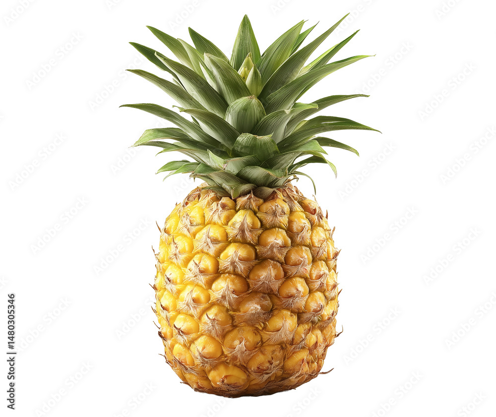 Fototapeta premium pineapple isolated on white background