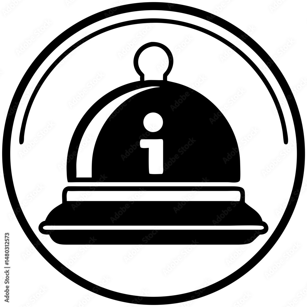 Info bell icon in circle for hotel reception systems, service request platforms, guest assistance apps and hospitality dashboards
Info bell icon in circle for hotel reception systems, service request platforms, guest assistance apps and hospitality dashboards