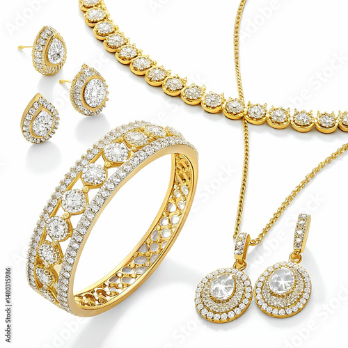 gold and diamond jewelry