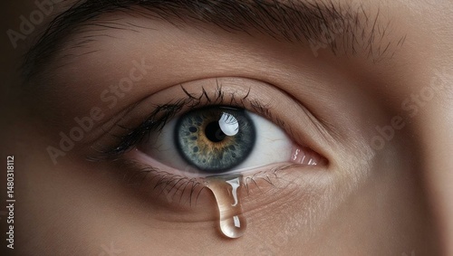 close up of eye