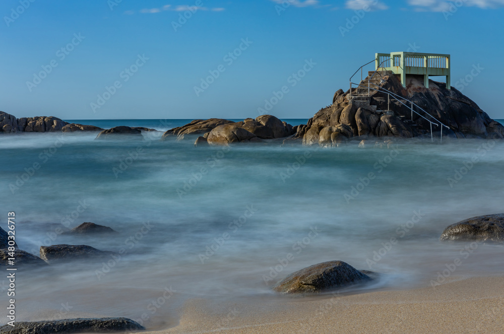 Fototapeta premium Long exposure at the ocean