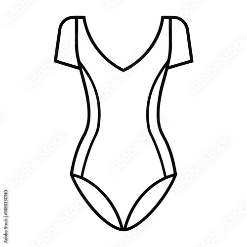 vector illustration of a female mannequin