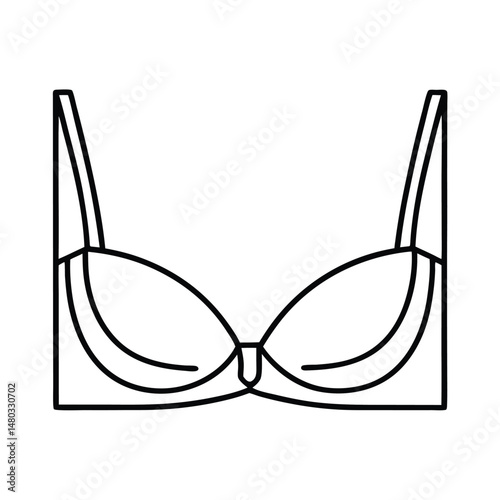 black bra vector