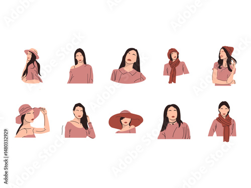 Aesthetic Woman Illustration
