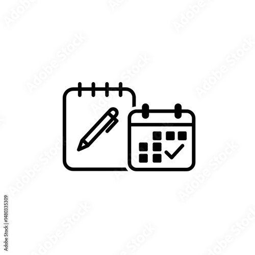 Fingerprint Scan Outline Design on White Background  