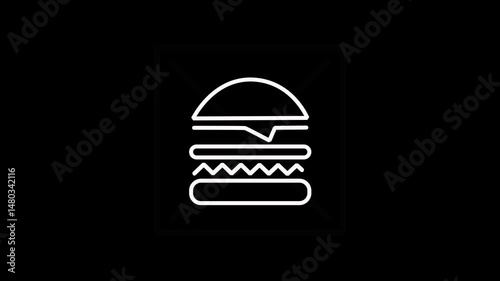 Illustration of food caution, food warning, food alergy, eat caution,  eat warning