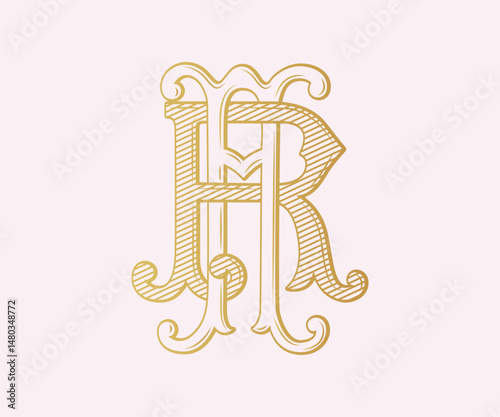 AR, RA, logo AR ,Letter AR ,  Monogram AR , Wedding Monogram, Wedding Logo, Logo Design , Monogram Vintage