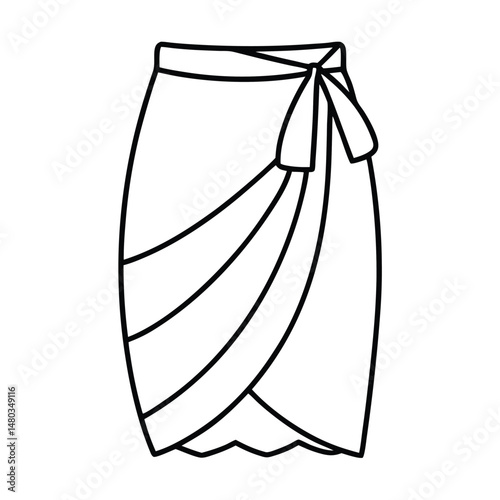 hand drawn vector illustration of a pencil