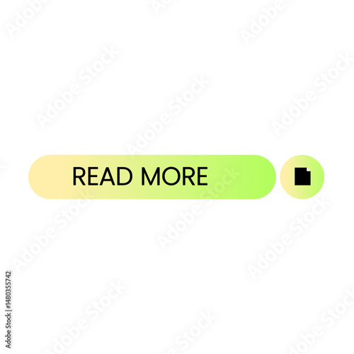 Read More Button – Rounded Green Gradient UI Element with Icon