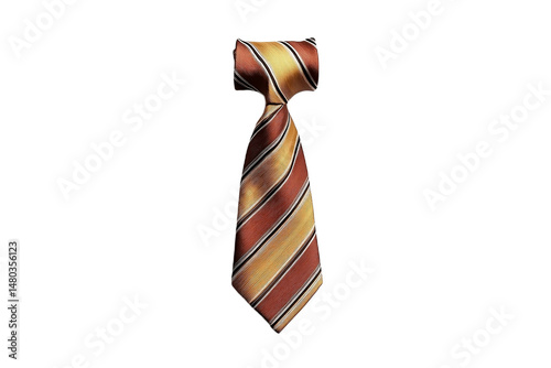 Classic tie with elegant striped pattern