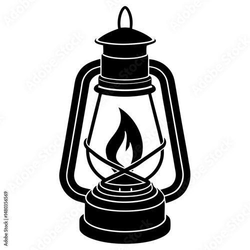 vintage oil lamp