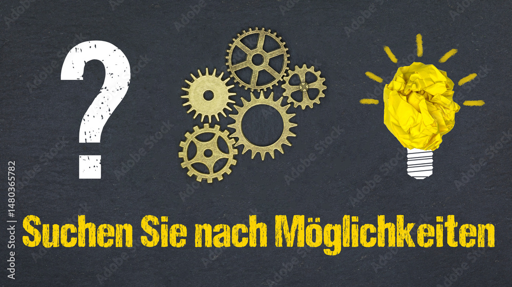Obraz premium Suchen Sie nach Möglichkeiten 