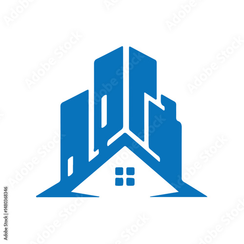 Real estate Vector logo Design in All Color