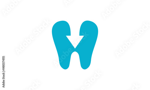 a graphic image with a lower teeth theme, on a white background. vector graphic base.