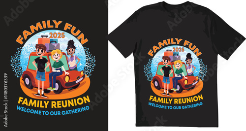 Family Reunion T shirt design