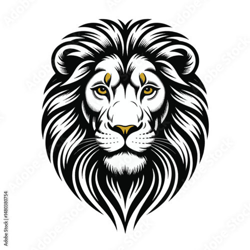 Foto lion head vector