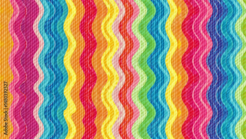 Rainbow Ripple - Arashi Abstract