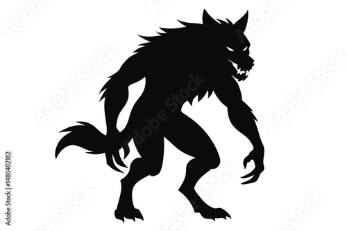 black horse vector illustration