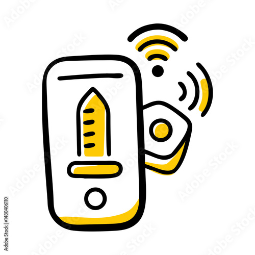 Smart thermostat with wireless connectivity and adjustable settings  
