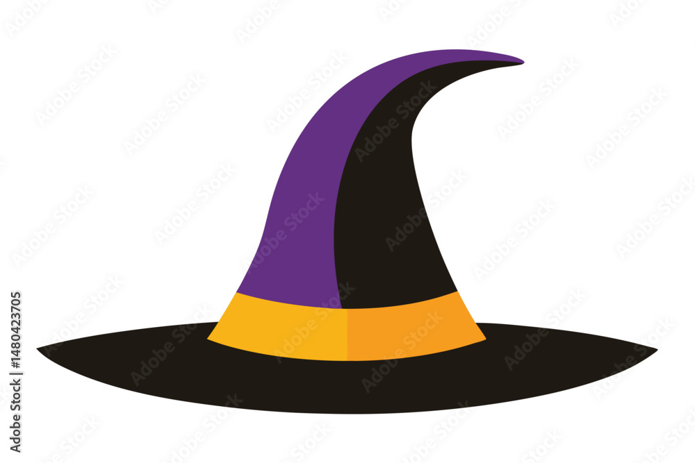 Fototapeta premium halloween witch hat