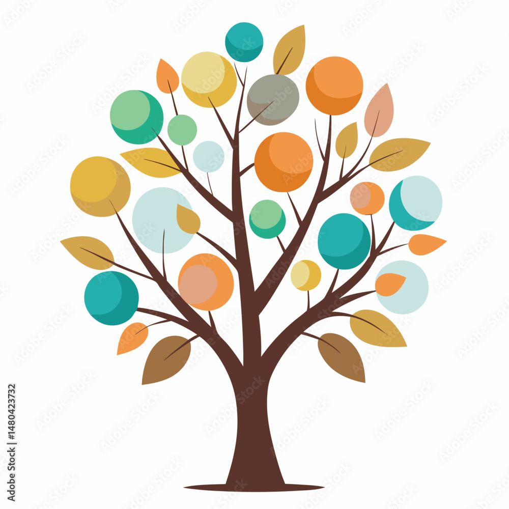 Fototapeta premium Vector tree