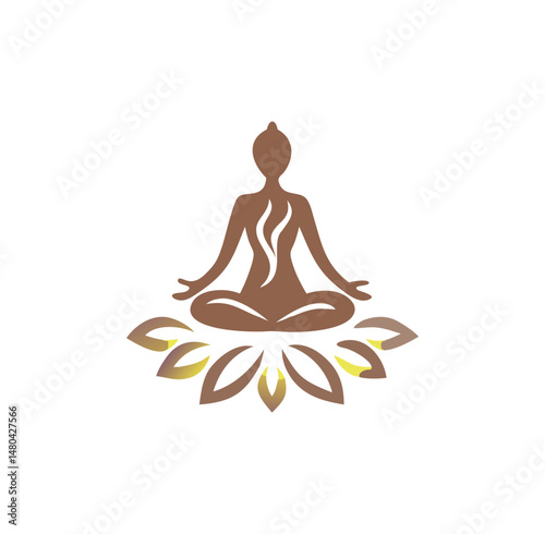 World Yoga Day, International Yoga Day, yoga, meditation, wellness, health, fitness logo