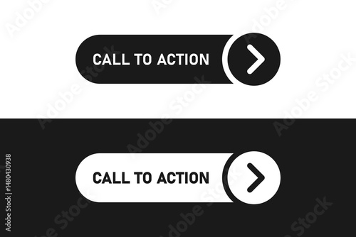 Call to action speech bubble banner. Call to action banner. Banner for business, marketing and advertising. Vector illustration.