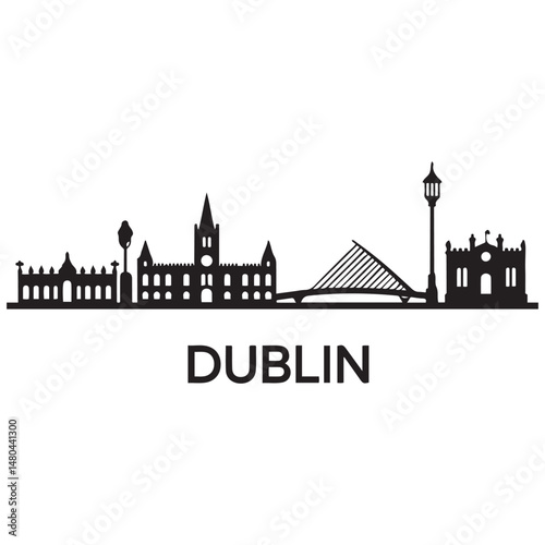 Photography Vector Dublin skyline