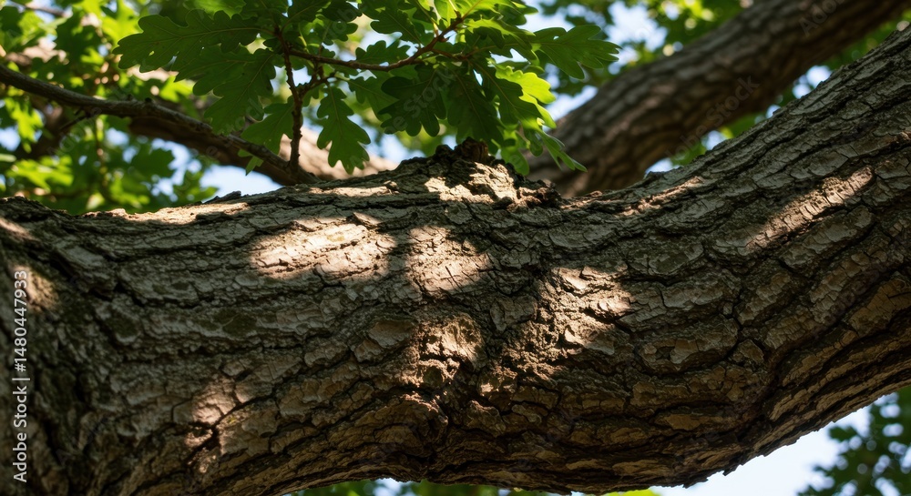 Fototapeta premium Tree Branch and Leaves Photo
