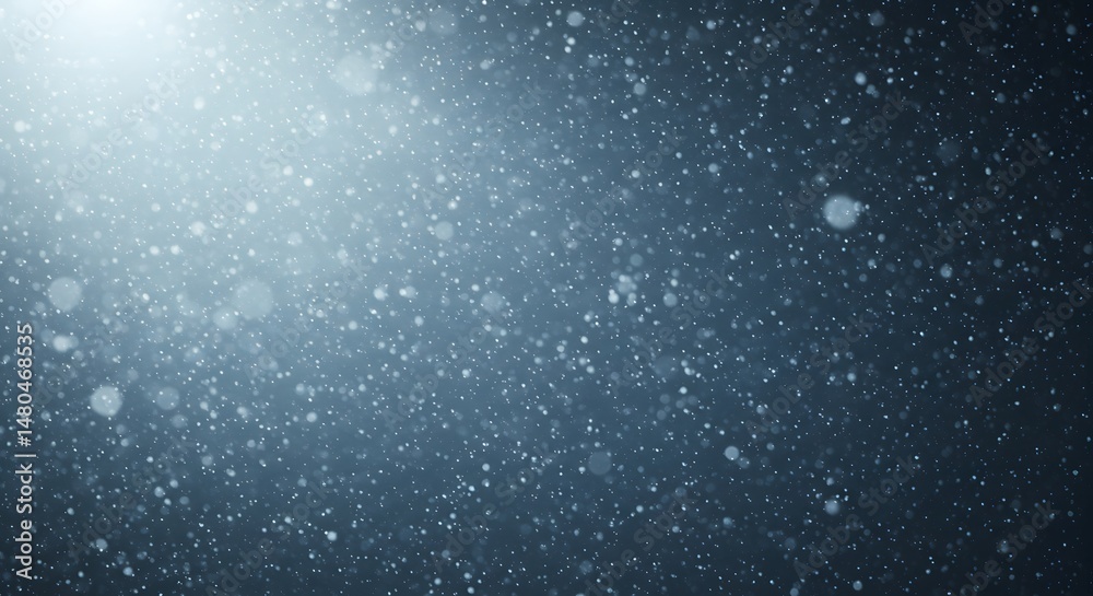 Fototapeta premium Frost texture on glass with sunlight, abstract winter chill