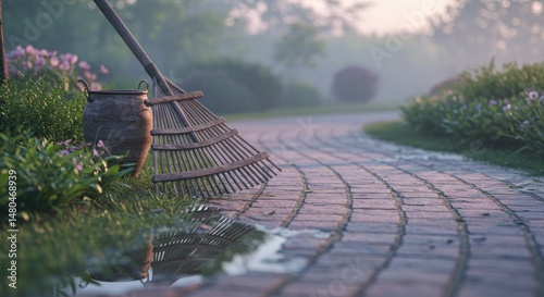 Serene Garden Scene - Photo