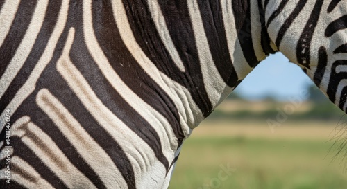 Zebra's Skin Texture - Photo