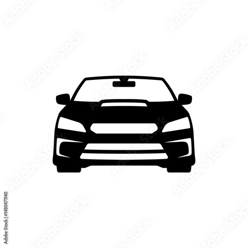 A sleek black sports car is prominently displayed, highlighting its modern lines and powerful stance against an urban backdrop. The vehicle's design emphasizes speed and style