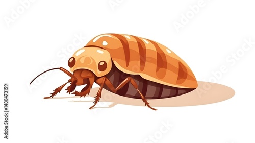 Effective Bed Bug Icon Illustration for Pest Control Marketing Materials