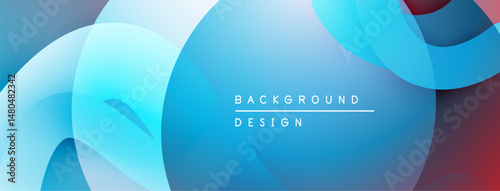 Abstract fluid shapes, blue gradients, modern design. Smooth transitions create dynamic visual effect. Minimalist composition.